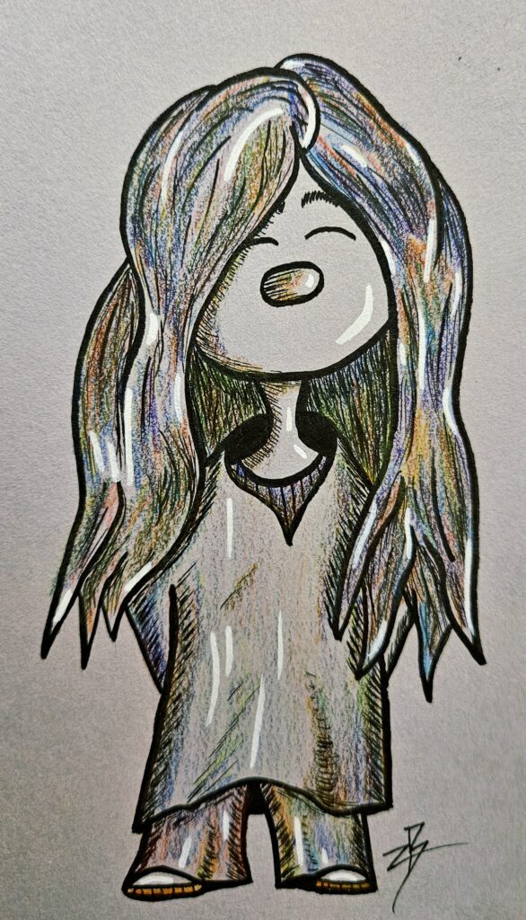 self portrait of ZB Burns by ZB Burns