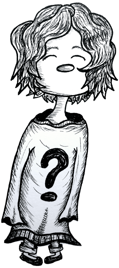 another self portait doodled by ZB Burns of ZB Burns